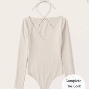 A&F Seamless Halter Bodysuit